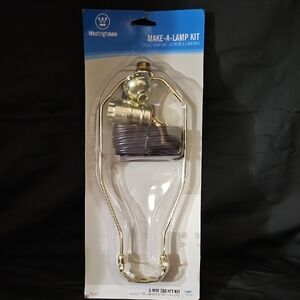 Westinghouse Make-A-Lamp Kit with Gold and Black Components